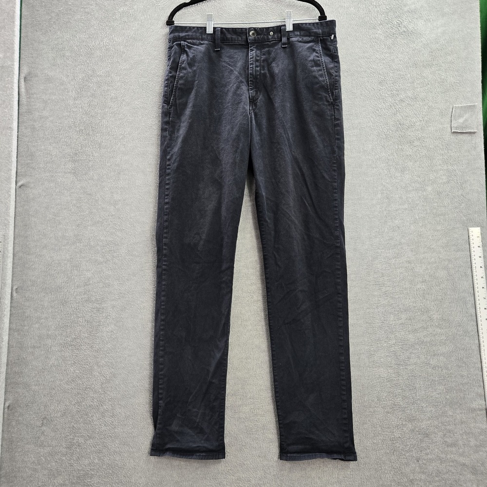 Rag & Bone Men Pants 34 Navy Twill 32" Inseam Cotton‎ Polyurethane
